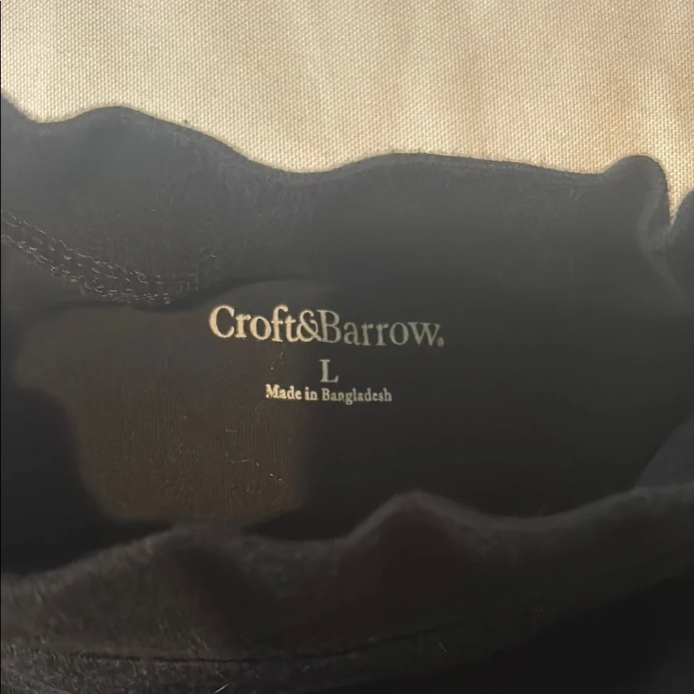 Croft & Barrow Elegant Black Sweater